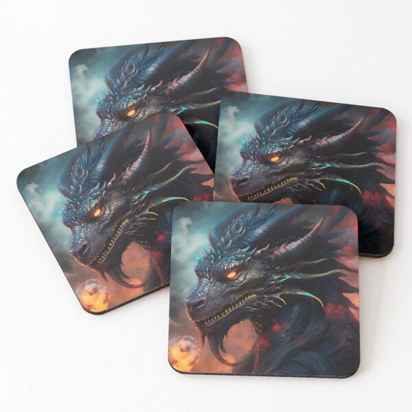 Item preview, Black Dragon in Acid and Flames designed and sold by extrisiceye.