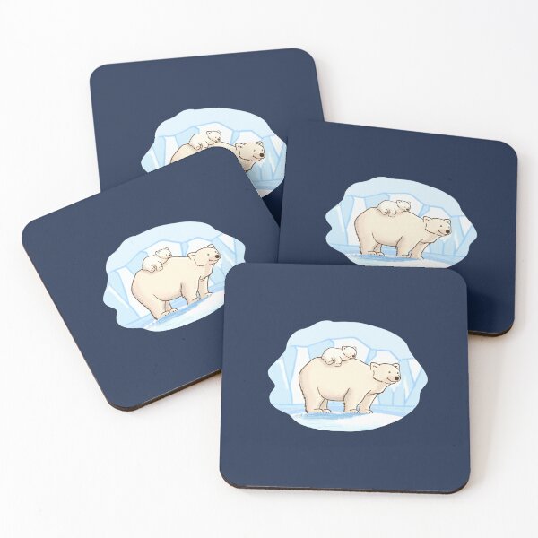 Item preview, Cute Polar Bears Illustration  designed and sold by Frank J. Art.