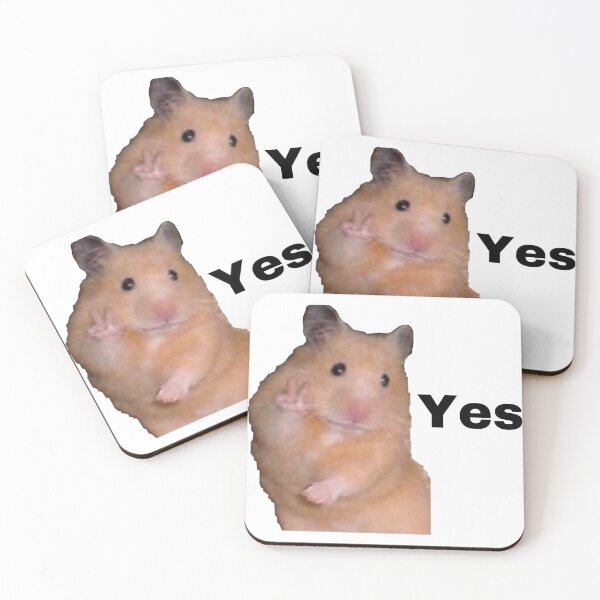 Aperçu de l'œuvre Hamster disant oui meme, hamster disant oui, meme, hamster créée et vendue par Martinez-TS.