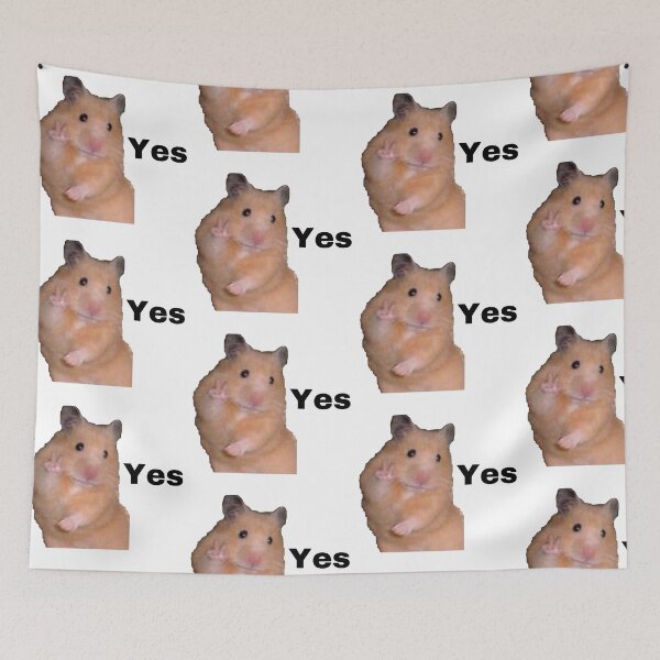 Item preview, Hamster saying yes meme, hamster saying yes, meme, hamster designed and sold by Martinez-TS.