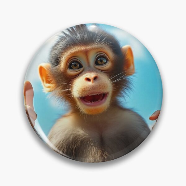 Item preview, Cute Monkey Holding Banana with Thumbs Up Vector Illustration designed and sold by hjian8219.