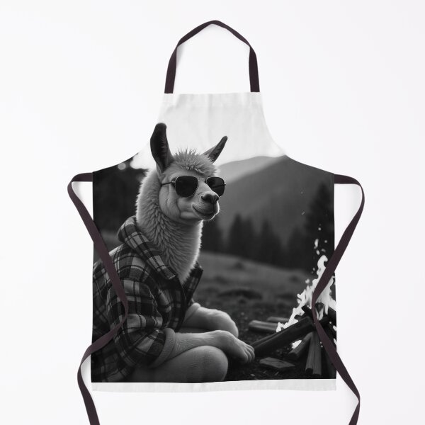 Item preview, Cute Llama Wearing Jacket and Glasses Vector Illustration designed and sold by hjian8219.
