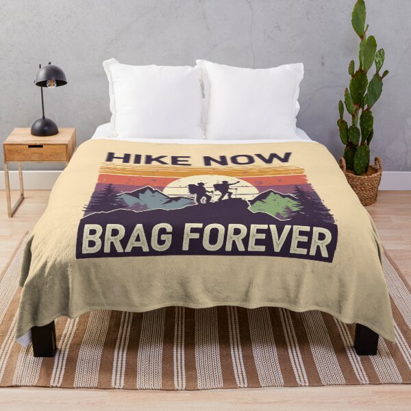 Item preview, Hike now, brag forever designed and sold by MagicWander.
