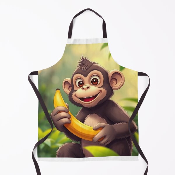 Item preview, Cute Monkey Holding Banana with Thumbs Up Vector Illustration designed and sold by hjian8219.