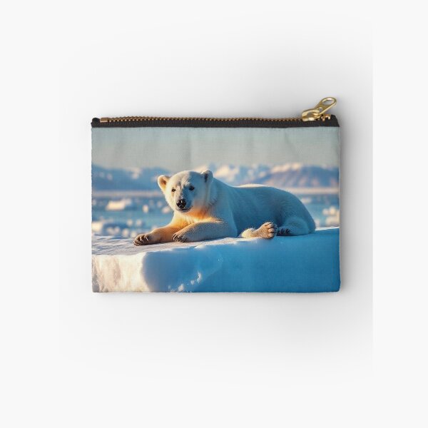 Item preview,  Cute Polar Bear Laying on Iceberg Vector Illustration designed and sold by hjian8219.