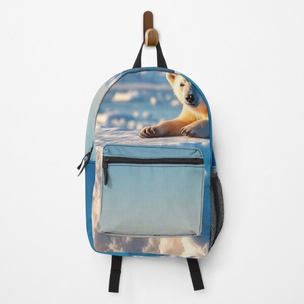 Item preview, Cute Polar Bear Laying on Iceberg Vector Illustration designed and sold by hjian8219.