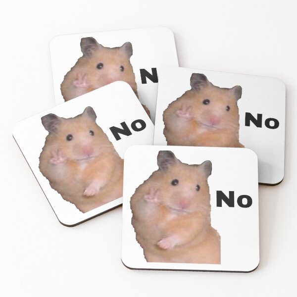 Item preview, Hamster meme saying no, meme, hamster, fun designed and sold by Martinez-TS.