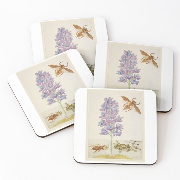 Item preview, Water Hyacinth with Marbled or Veined Tree-Frogs and Giant Water-Bugs  designed and sold by TeeARTHY.