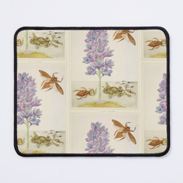 Item preview, Water Hyacinth with Marbled or Veined Tree-Frogs and Giant Water-Bugs designed and sold by TeeARTHY.