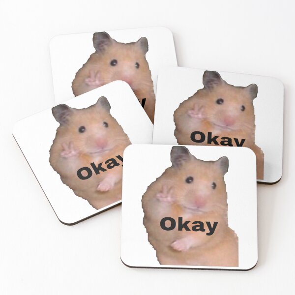 Item preview, Hamster meme saying okay, hamster, meme designed and sold by Martinez-TS.