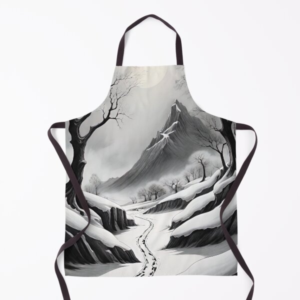 Item preview, "Snowy Moonlit Path" designed and sold by bloorose.
