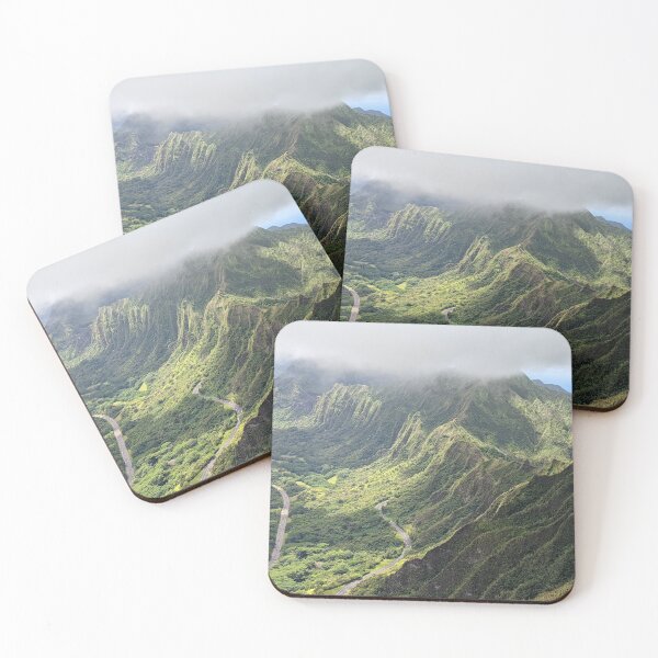 Item preview, View of the mountains from Stairway to heaven hike designed and sold by Hawaii Wildlife & Landscape Prints.