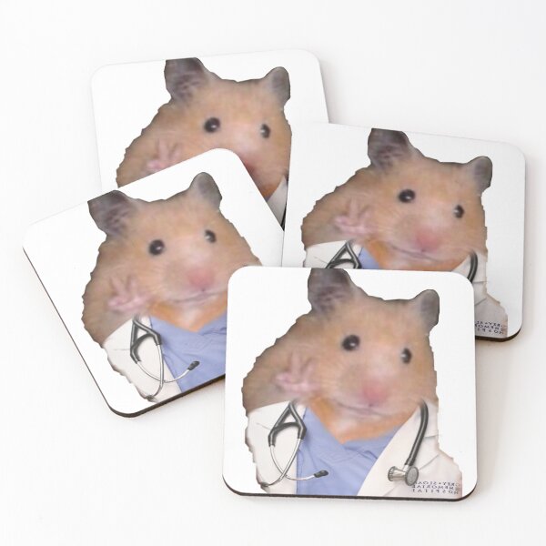 Aperçu de l'œuvre Mème hamster, hamster, amour et paix, médecin, médecine, médecine créée et vendue par Martinez-TS.