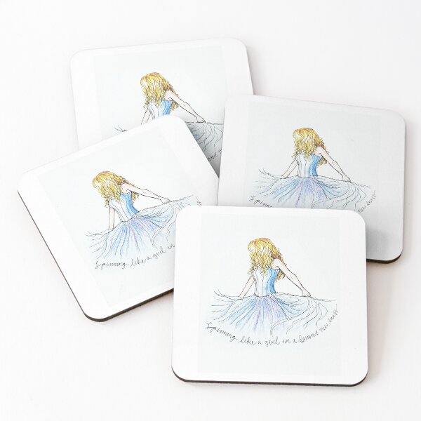 Item preview, Taylor Swift - "Spinning Like A Girl In A Brand New Dress" Lyrics designed and sold by minjisdesigns.