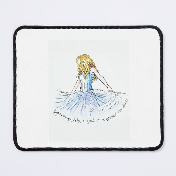 Item preview, Taylor Swift - "Spinning Like A Girl In A Brand New Dress" Lyrics designed and sold by minjisdesigns.