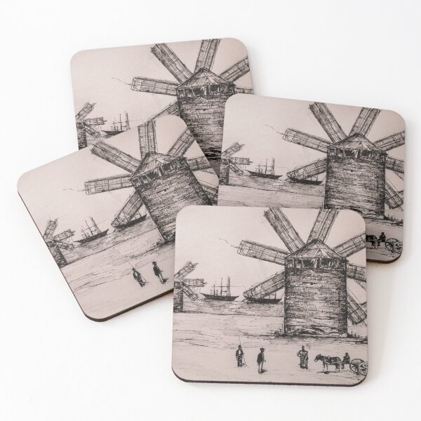 Item preview, Grinder at Old city Alexandria, Drawing with ink  designed and sold by hazemomar.