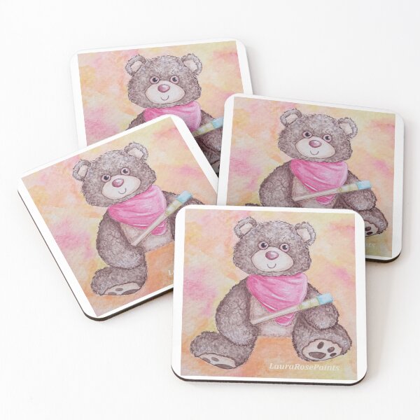 Item preview, Bennington Willoughby Bear, Artist Extraordinaire  designed and sold by LauraRosePaints.