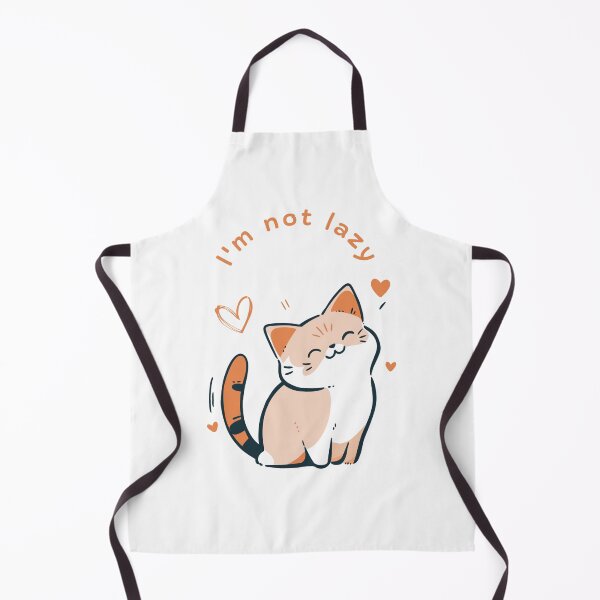 Item preview, cat not lazy designed and sold by RAMOSHOP0.