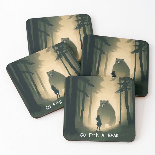 Item preview, Man or a Bear? designed and sold by ArtfullMinds.
