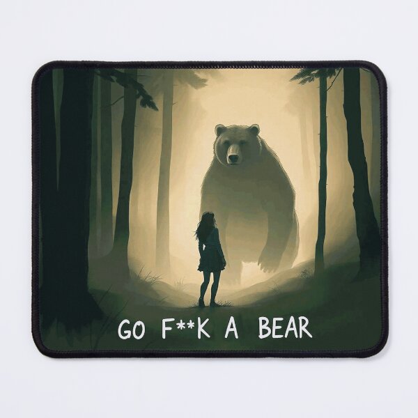 Item preview, Man or a Bear? designed and sold by ArtfullMinds.