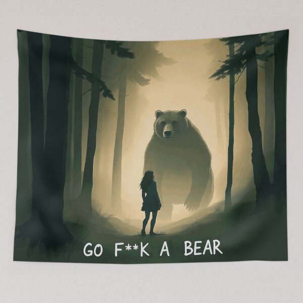 Item preview, Man or a Bear? designed and sold by ArtfullMinds.