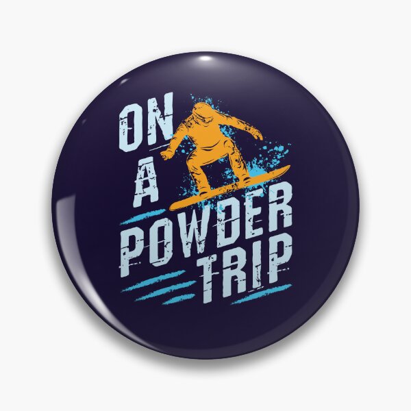 Item preview, On a Powder Trip Funny Snowboarding Snowboard designed and sold by jaygo.