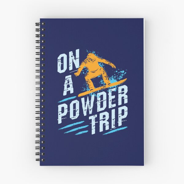 Item preview, On a Powder Trip Funny Snowboarding Snowboard designed and sold by jaygo.