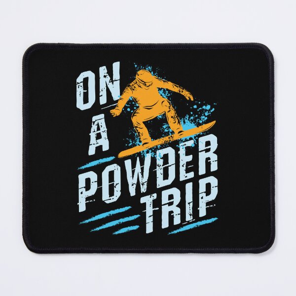 Item preview, On a Powder Trip Funny Snowboarding Snowboard designed and sold by jaygo.