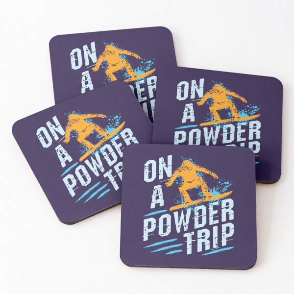Item preview, On a Powder Trip Funny Snowboarding Snowboard designed and sold by jaygo.