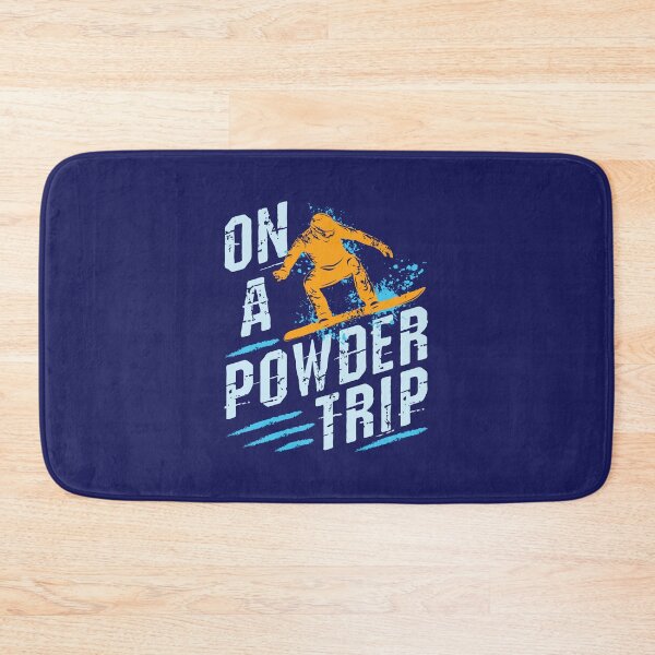 Item preview, On a Powder Trip Funny Snowboarding Snowboard designed and sold by jaygo.