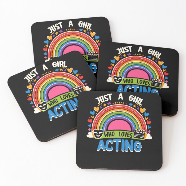 Item preview, A Girl Who Loves Acting Rainbow Theater Musical Lover designed and sold by Dressed For  Duty.