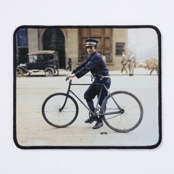 Item preview, The Adventures of a 1900s Bike Messenger - dePace' designed and sold by mrpropcake.