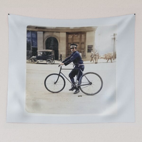 Item preview, The Adventures of a 1900s Bike Messenger - dePace' designed and sold by mrpropcake.