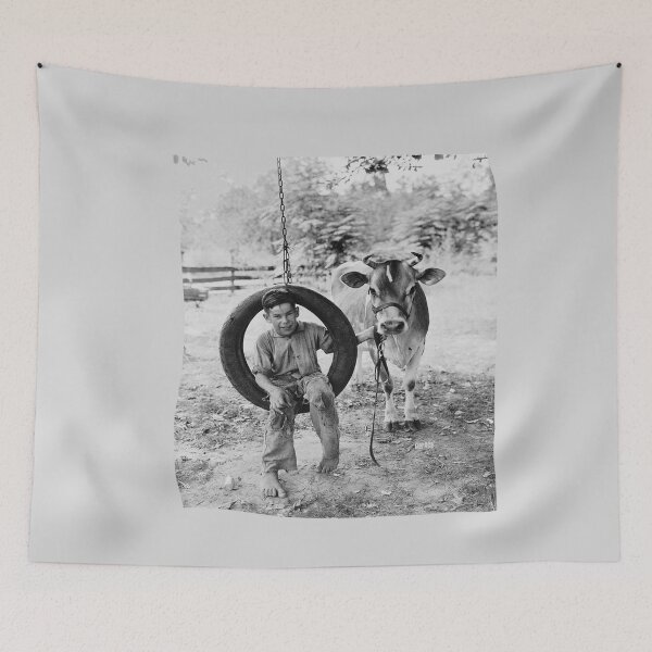 Item preview, Swingin' Through Time - A Farm Boy's Bond with His Cow - dePace' designed and sold by mrpropcake.