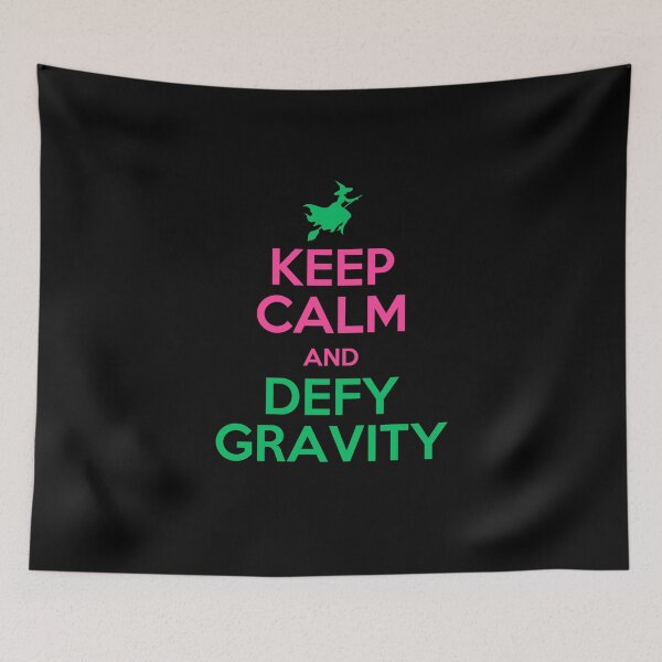 Item preview, Keep Calm and Defy Gravity designed and sold by Caring Hearts.