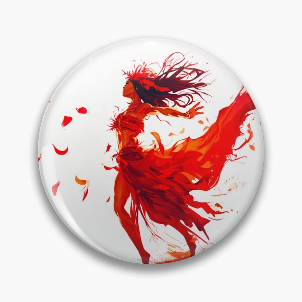 Item preview, Polynesian Fire Dance - Floral Harmony designed and sold by CreaTahiti.