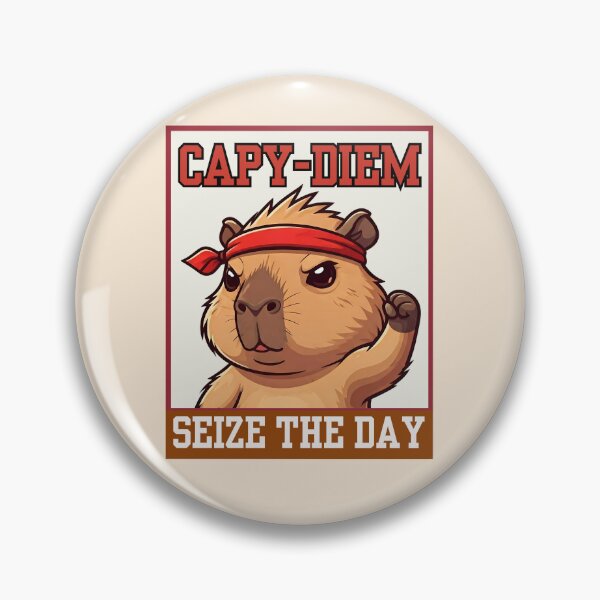 Item preview, Capy-diem Seize The Day designed and sold by The magic  Yellow bus.