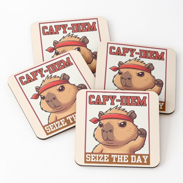 Item preview, Capy-diem Seize The Day designed and sold by The magic  Yellow bus.