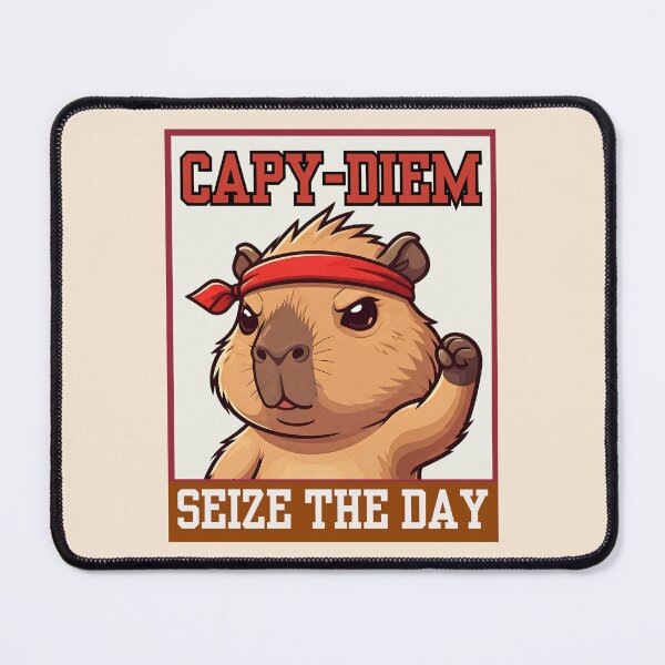 Item preview, Capy-diem Seize The Day designed and sold by The magic Yellow bus.