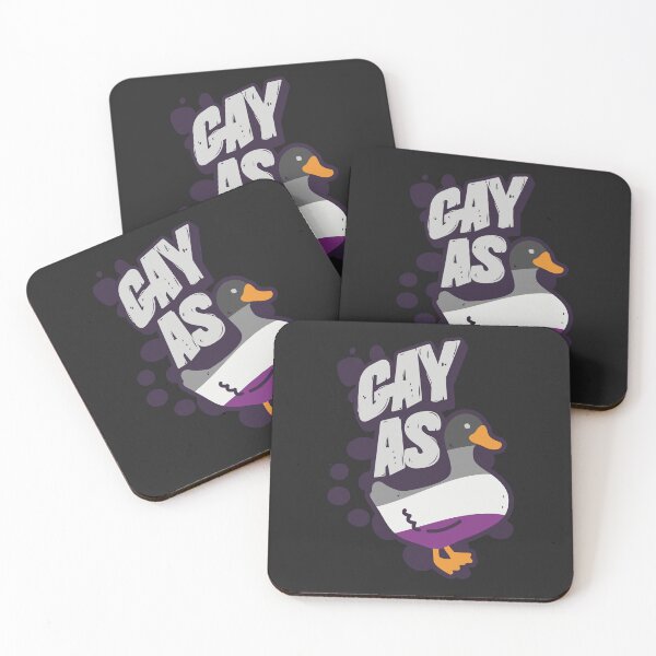 Item preview, Asexual Gay as Duck LGBT Pride Flag designed and sold by Clara Hollins.
