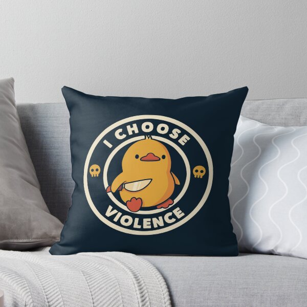 Item preview,  I Choose Violence Funny Duck by Tobe Fonseca designed and sold by Tobe Fonseca®.