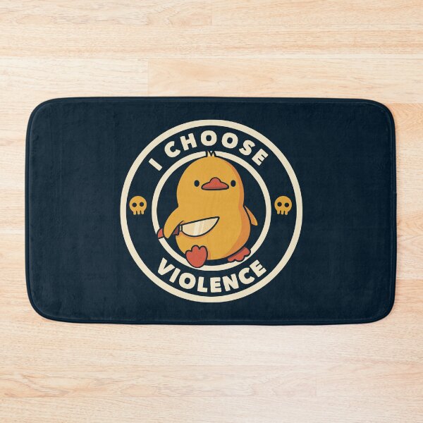 Item preview,  I Choose Violence Funny Duck by Tobe Fonseca designed and sold by Tobe Fonseca®.