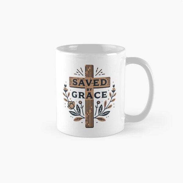Item preview, Saved By Grace | Christian Bible Verse | Ephesians 2 8 designed and sold by Blessed Be Your Name.
