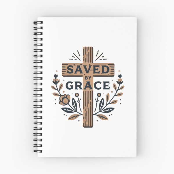 Item preview, Saved By Grace | Christian Bible Verse | Ephesians 2 8 designed and sold by Blessed Be Your Name.