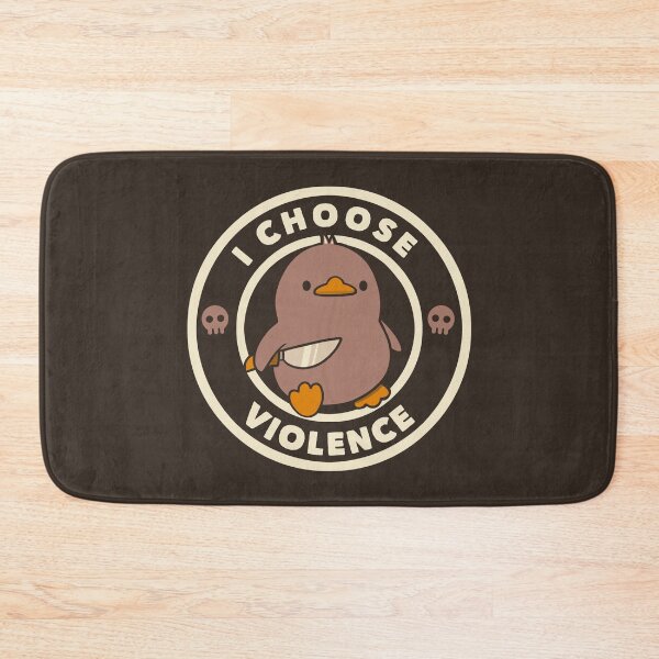Item preview, I Choose Violence Funny Mocha Mousse by Tobe Fonseca designed and sold by Tobe Fonseca®.