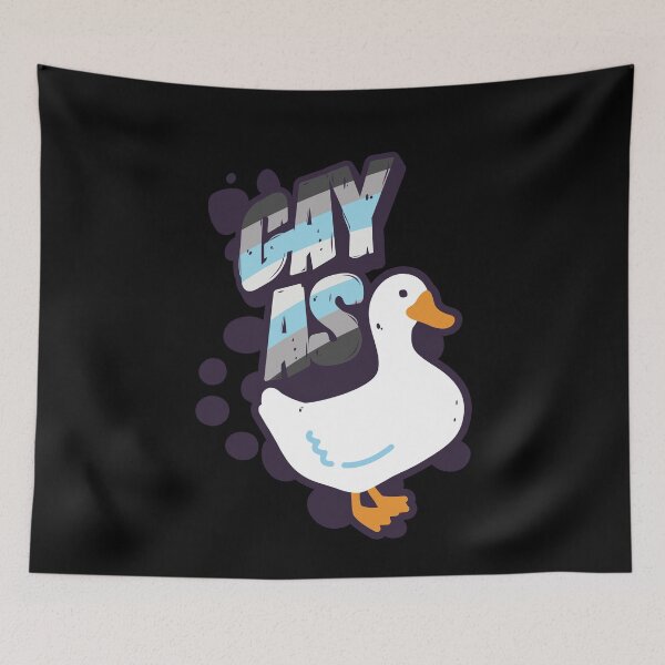 Item preview, Demiboy Gay as Duck LGBT Pride Flag designed and sold by Clara Hollins.