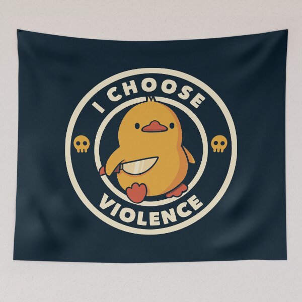 Item preview, I Choose Violence Sticker by Tobe Fonseca designed and sold by Tobe Fonseca®.