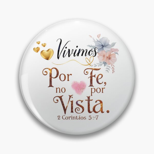Item preview, Vivimos por Fe No por Vista Versículo Bíblico 2 Corintios 5:7 designed and sold by mileysamir7.