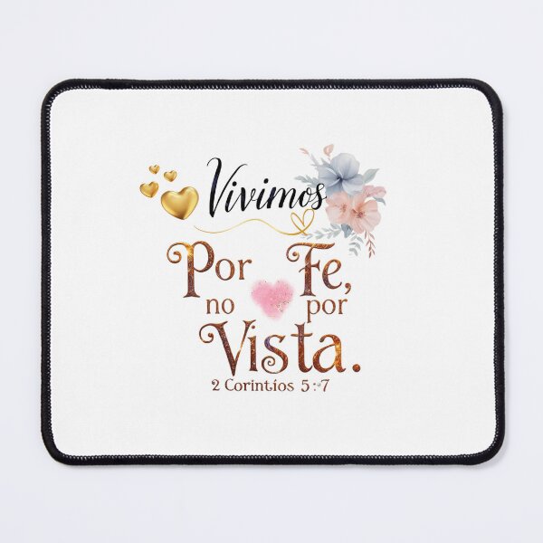 Item preview, Vivimos por Fe No por Vista Versículo Bíblico 2 Corintios 5:7 designed and sold by mileysamir7.