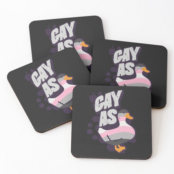 Item preview, Demigirl Gay as Duck LGBT Pride Flag designed and sold by Clara Hollins.